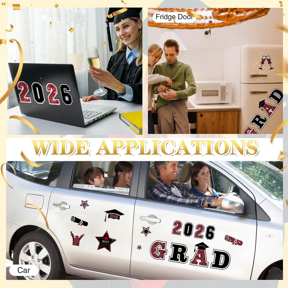 Geyee 2026 magnets make a thoughtful party gift for graduates.