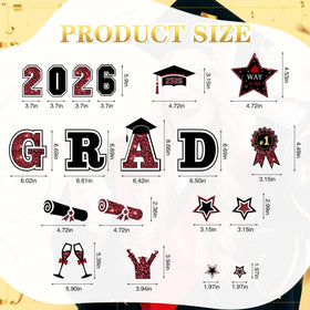 Geyee reflective film magnets increase visibility for outdoor graduation displays.
