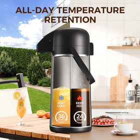 Gezoss 360-degree swivel base serves from any direction.