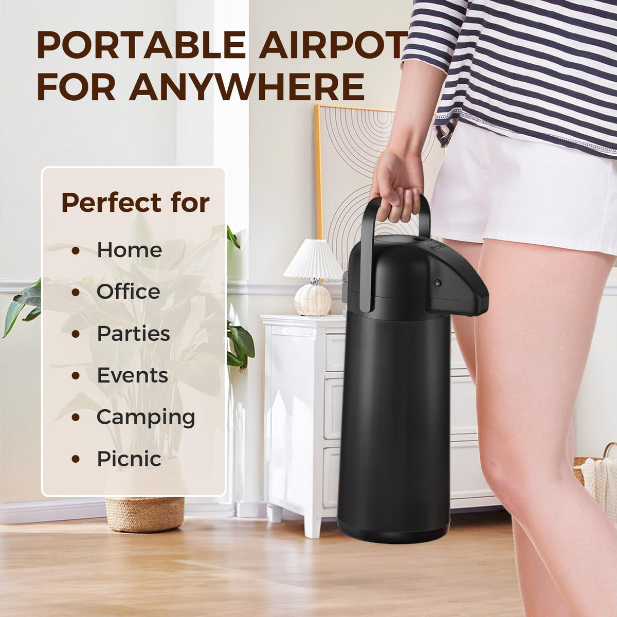 Gezoss perfect for tea, coffee, or hot water at events.