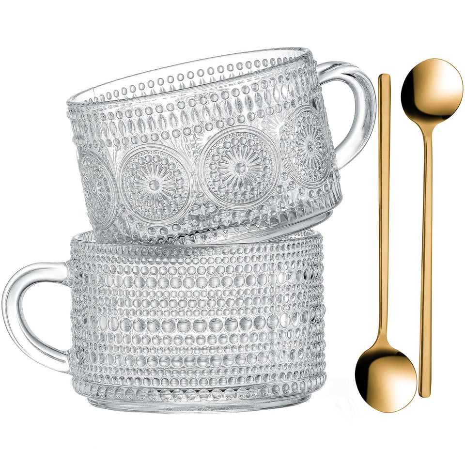 Gezzeny sunflower-embossed mug for stylish daily coffee moments
