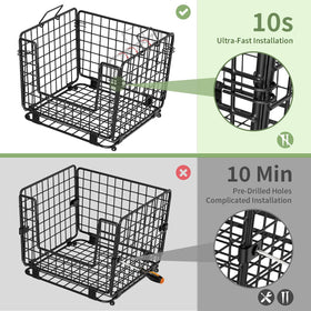 Breathable mesh design promotes air circulation for fresh produce