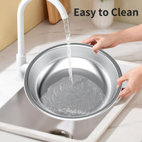 GGIU chafing dishes lid holder design protects counters and speeds serving.