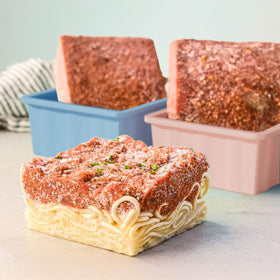 Versatile GGOW tray for freezing broth, sauces, and large ice cubes.