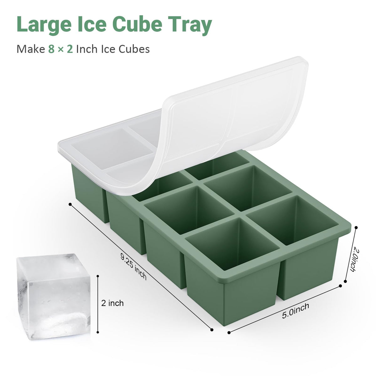 GGOW easy-release design helps remove each ice cube smoothly