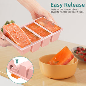 GGOW filling-soup-cubes demonstrates easy portioning for batch cooking and quick reheating