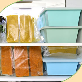 GGOW freezer tray in batch cooking use for quick prep