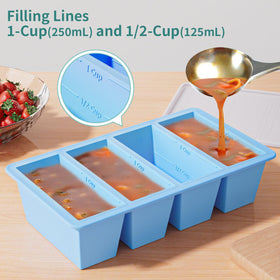 GGOW freezer tray with lid and reinforced frame stays stable during handling.