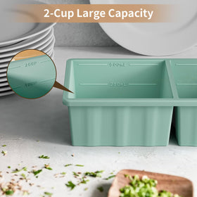 GGOW stackable design keeps your freezer neat and organized.