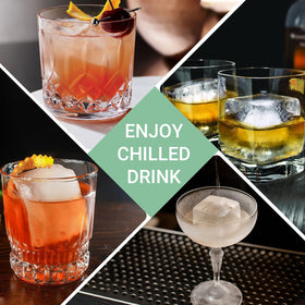 GGOW stackable ice tray saves freezer space and stores multiple trays