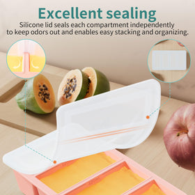 GGOW stackable-tray-design saves space when not in use and in the freezer