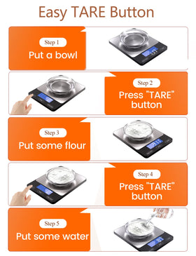 GGQ Food Scale compact storage keeps countertops tidy between uses.