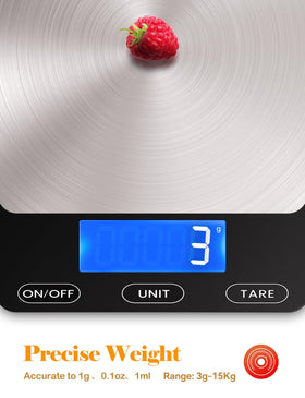 GGQ Food Scale Type-C charging enables fast, convenient recharging in the kitchen.