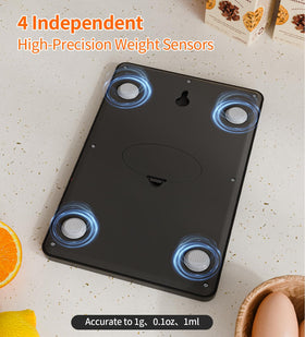 GGQ waterproof anti-collision glass keeps the weighing surface safe.