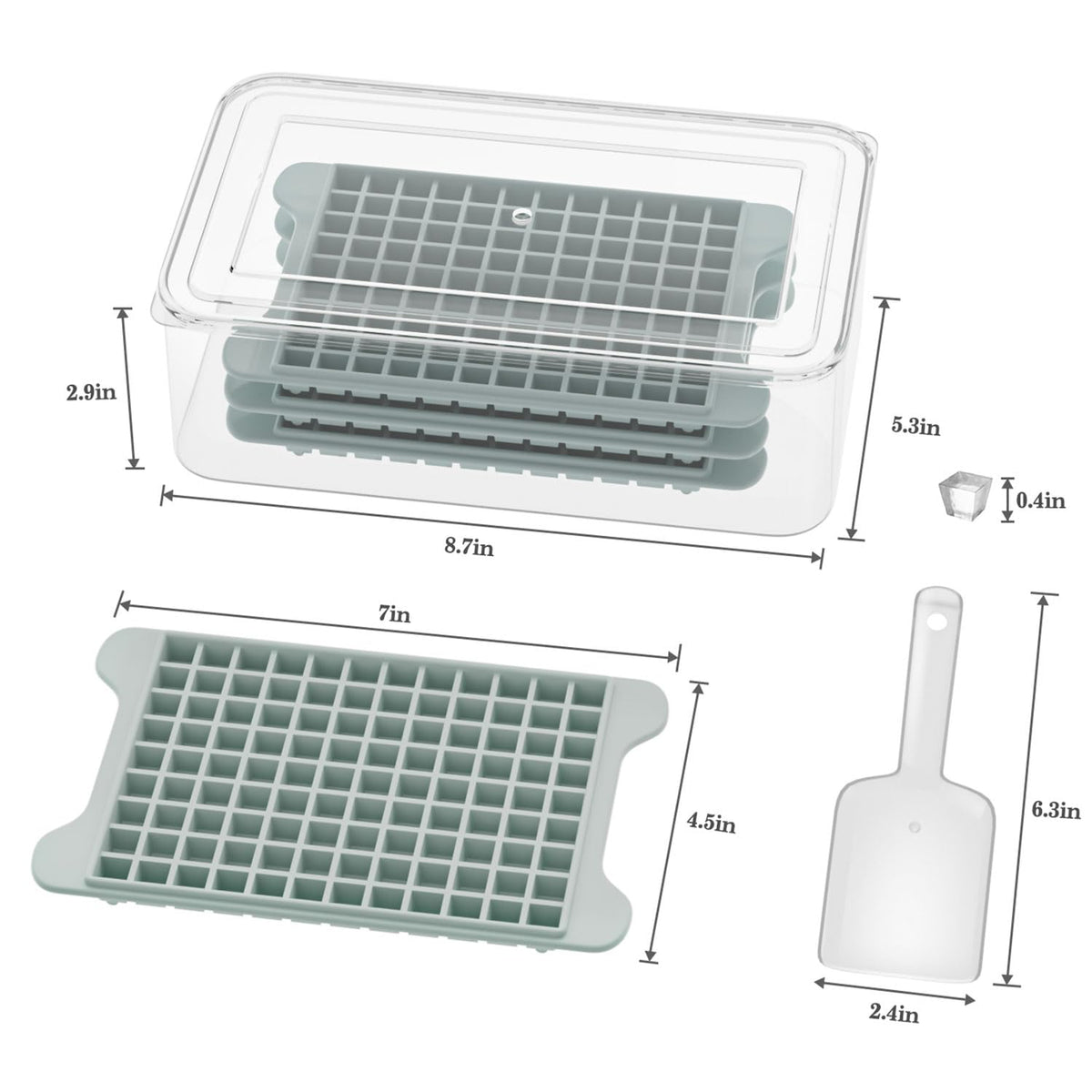 GGUW Easy-release ice tray in action for quick ice removal