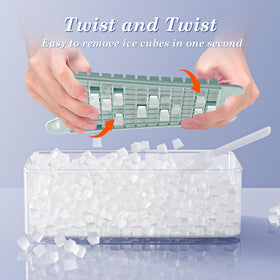 GGUW Freezer bin with scoop for storing ice conveniently