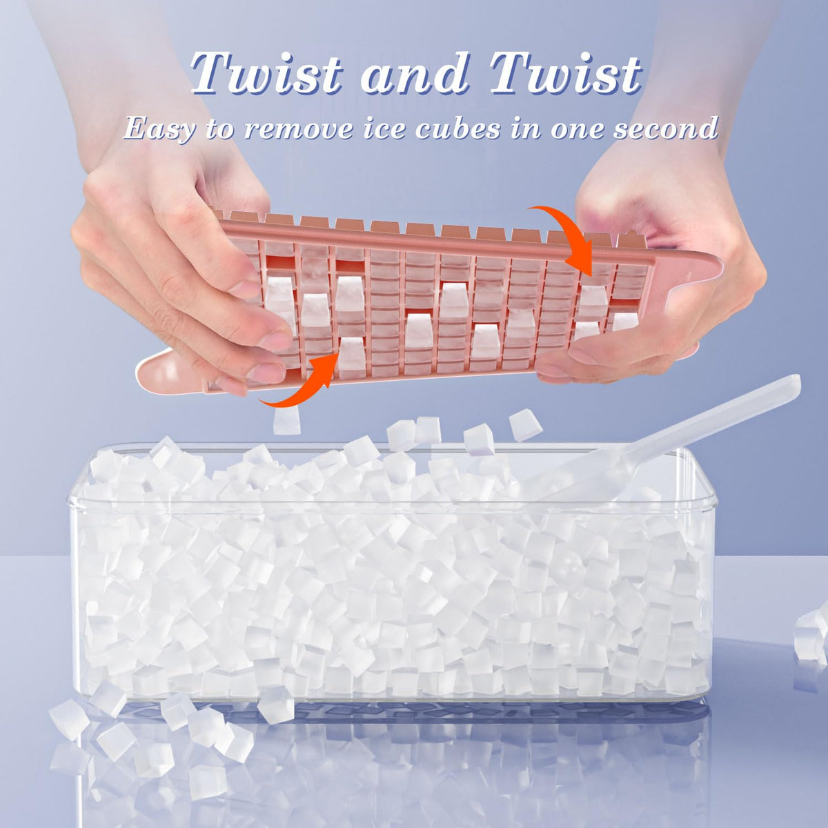 GGUW ice bin with scoop, convenient storage for future drinks