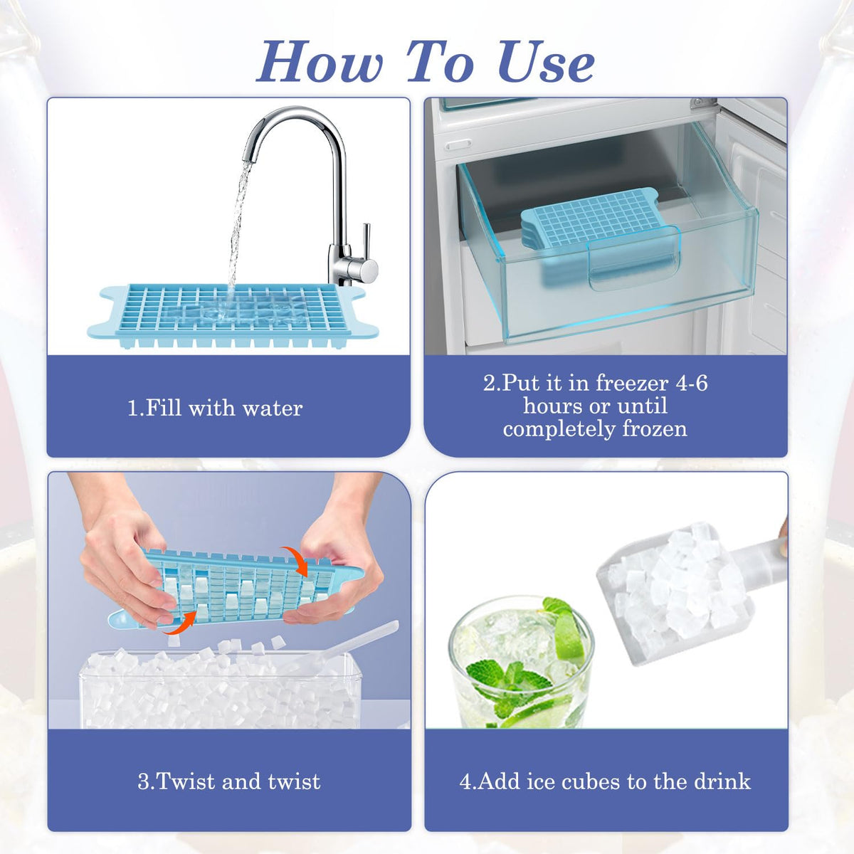 GGUW ice scoop with bin for portioning and serving.
