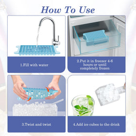 GGUW ice scoop with bin for portioning and serving.