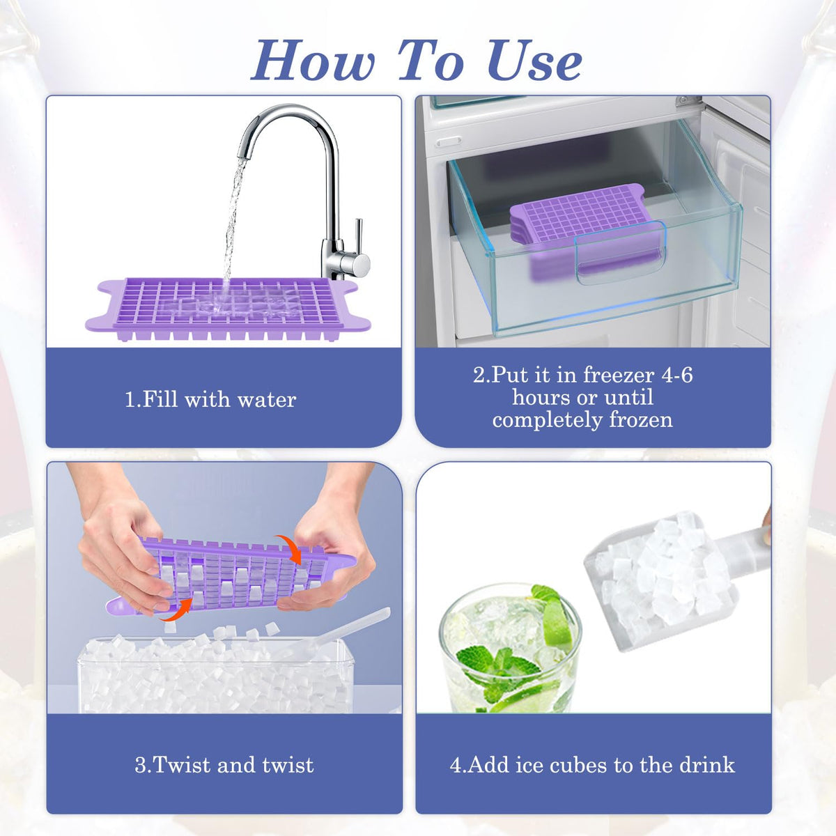 GGUW ice storage bin keeps ice organized for later use