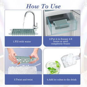 GGUW Stackable tray base design saving freezer space