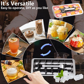 GHAHILI fast-freezing ice tray delivers cold cubes quickly without excessive dilution.