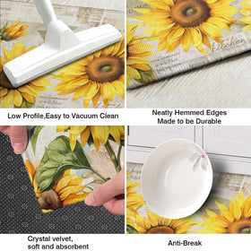 Ghroiep sunflower rug gift-ready packaging for housewarmings and holidays.
