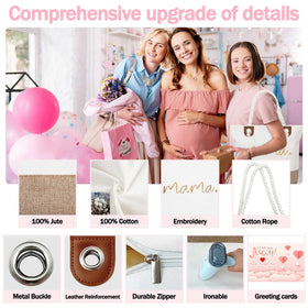 GhvyenntteS Mama Bag top zipper closure keeps items secure