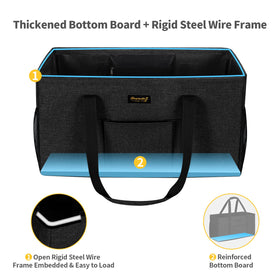 GhvyenntteS reinforced bottom supports heavy groceries with stability