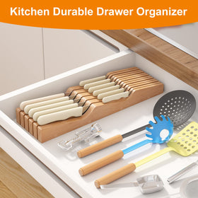 GHWIE knife block cleans easily with soap and water