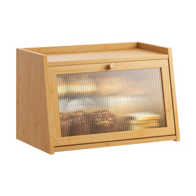 GHWIE large bread box with acrylic door for easy access and visibility.