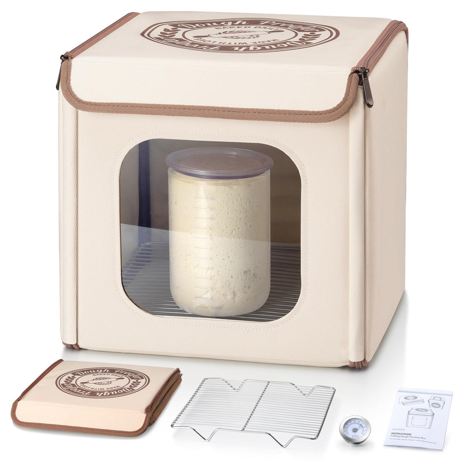 GIYUDOT folding dough proofing box front view for precise fermentation monitoring