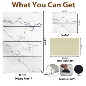 GianAbor stone mat on counter used as heat-resistant pad.