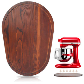 GIASSVIO mixer slider bamboo aids smooth counter repositioning of your mixer.