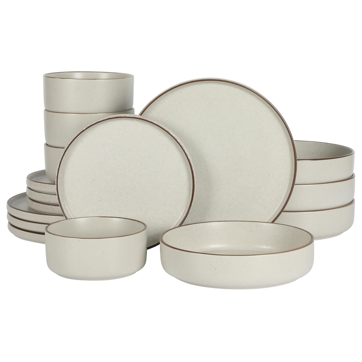 Gibson Elite Gelston dinner plate with reactive glaze for vibrant, unique meals.
