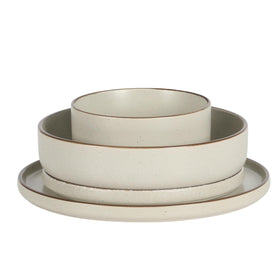 Gibson Elite Gelston stackable plates save cabinet space.
