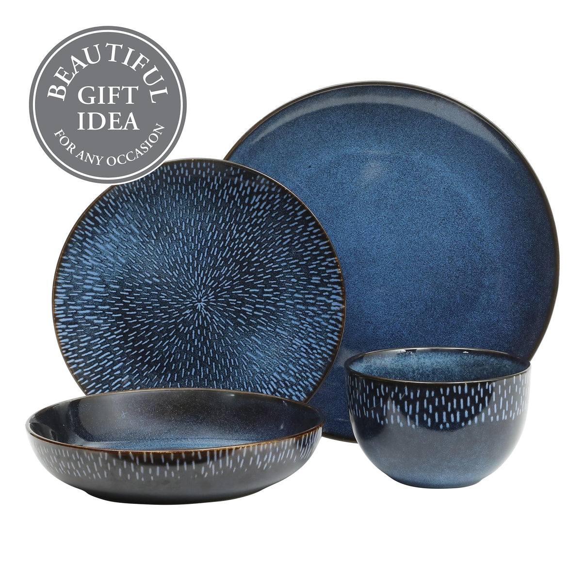Gibson Elite Matisse pasta bowl featuring wide form for pasta dishes.