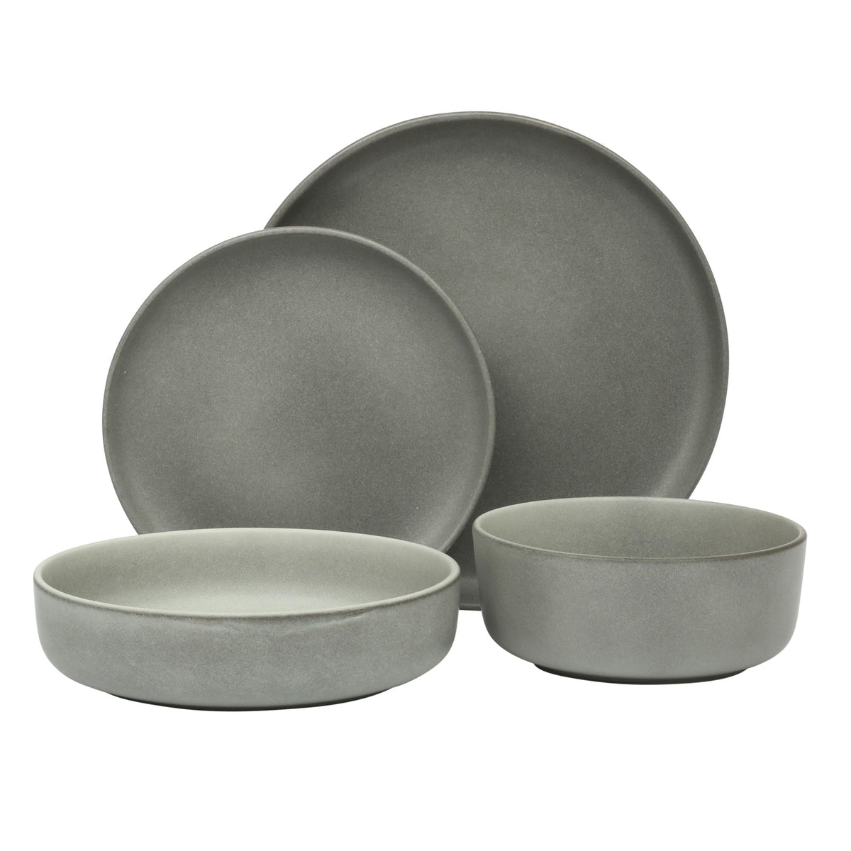Gibson Elite Pasco reactive glaze textures create unique, eye-catching tableware.
