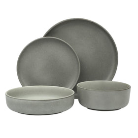 Gibson Elite Pasco reactive glaze textures create unique, eye-catching tableware.