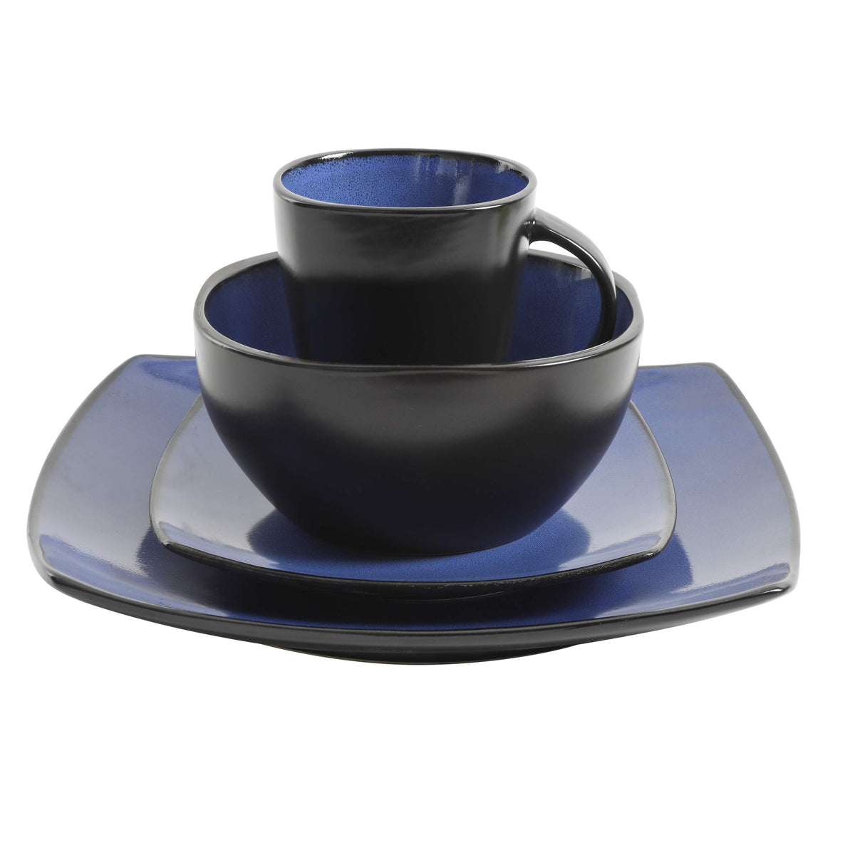 Gibson Elite Soho Lounge square cereal bowls ideal for cereals, soups, and toppings