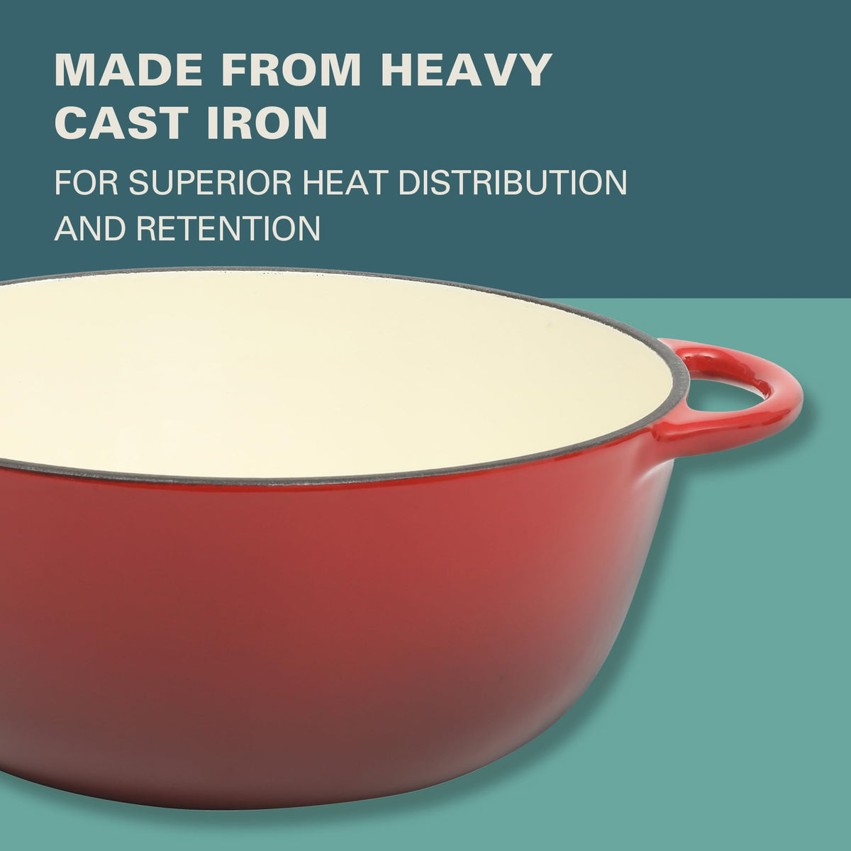 Gibson Home Addlestone 2.65-quart pot supports braising, frying, and baking.