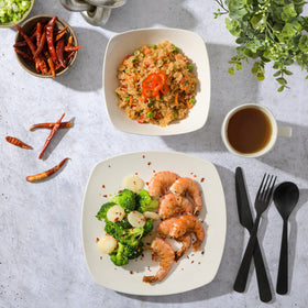 Gibson Home Amelia Court service for 4 includes plates, bowls, and mugs for family meals