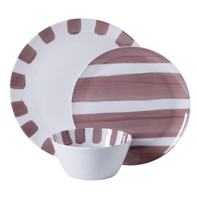 Gibson Home Cottage Stripes assorted colors brighten tables and everyday dining.