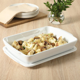 Gibson Home Gracious Dining oven-to-table bakeware ready for family meals