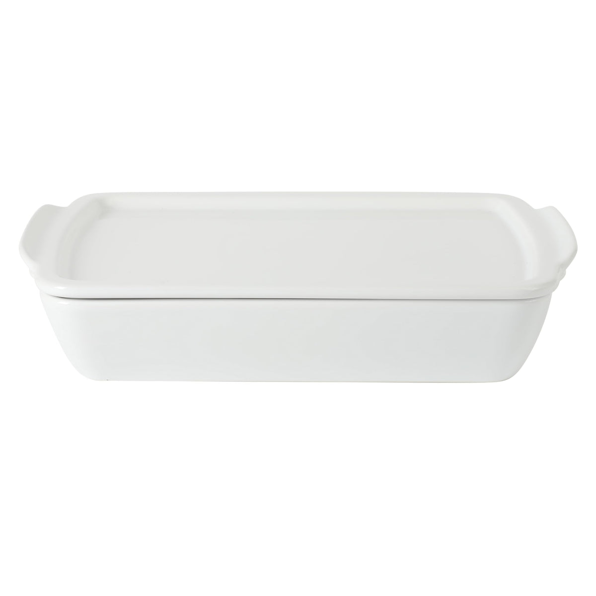 Gibson Home Gracious Dining serving platter with lid removed for serving