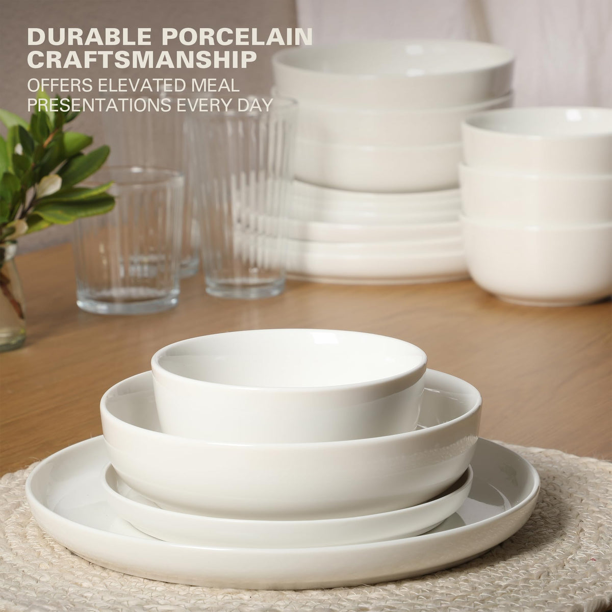 Gibson Home Oslo cereal bowl ideal for breakfast bowls.