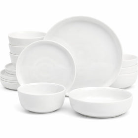 Gibson Home Oslo dinner plate with embossed floral detail for everyday meals.