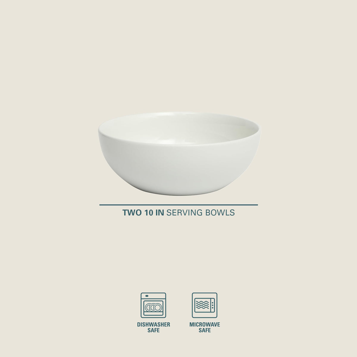 Gibson Home porcelain bowls close-up showing chip-resistant finish for daily use.