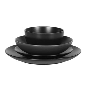 Gibson Home Queenslane semi-matte finish enhances meal presentation