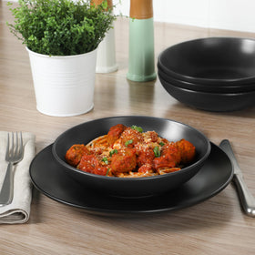 Gibson Home Queenslane stoneware construction for durable use